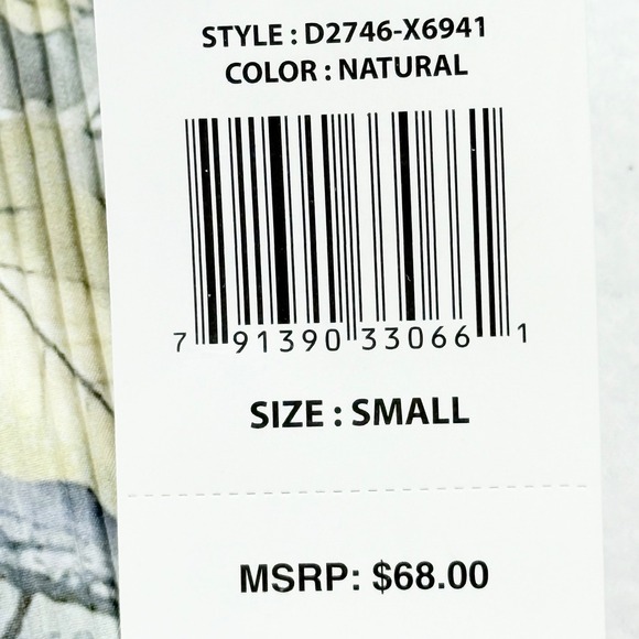 SAINTS STUDIO Men Textured Natural Lightweight Shacket Small Snap Button NWT - Picture 6 of 11